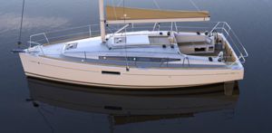 A Greek Sails Jeanneau Sun Odyssey 349 sailing yacht on flotilla sailing holiday